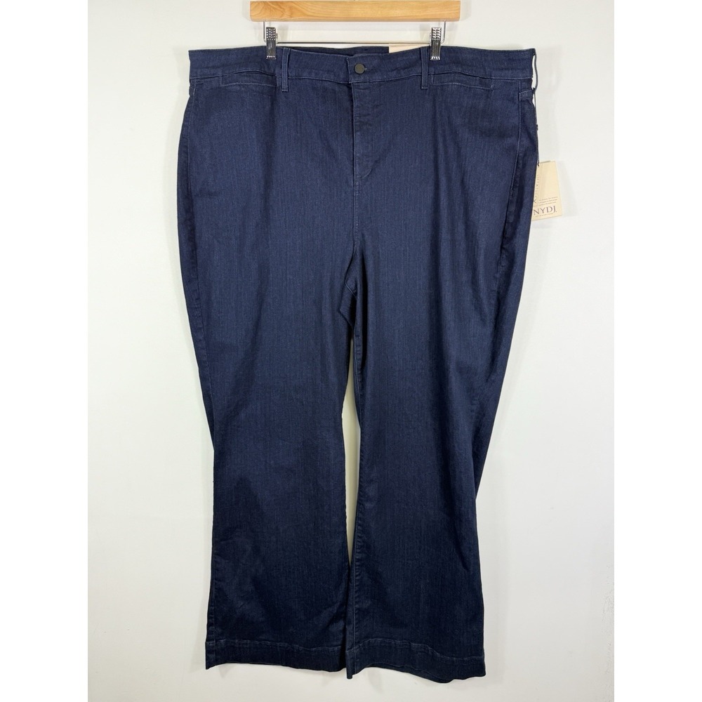 NEW NYDJ  Jeans Women 24 24W‎ Wide Leg Teresa Trouser Casual Preppy Flare